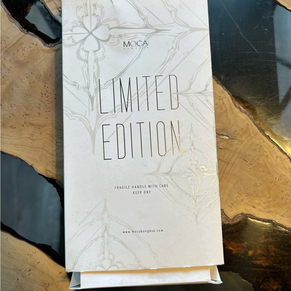 Limited Edition Moca Bangkok Heavenly Elephant Silk Scarf Thailand Lotus Pink - Picture 7 of 11